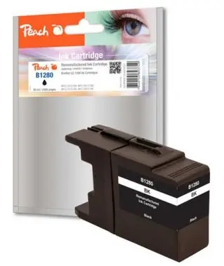 Peach remanufactured LC-1280 alternativní cartridge / Brother MFC-J6510 / černá