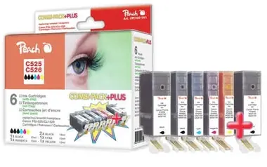 Peach remanufctured CLI-526 MultiPack Plus alternativní cartridge  / Canon Pixma iP4850 / Multipack Plus