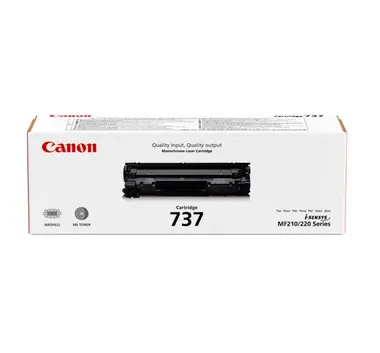 Canon originální toner CRG-737 / 2.400 stran / černý
