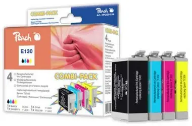 Peach Remanufactured T1305 MultiPack alternativní cartridge / Epson Stylus Office BX525WD / Multipack