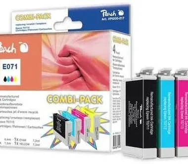 Peach Remanufactured T0715 MultiPack alternativní cartridge / Epson Stylus D78  / MultiPack