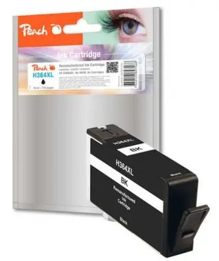 Peach Remanufactured 364XL alternativní cartridge / HP Photosmart D5460 / Černá
