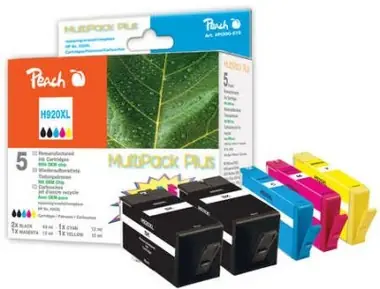Peach Remanufactured 920XL MultiPack Plus alternativní cartridge / HP OFFICEJET 6500MFP / OEM Chip / MultiPack Plus