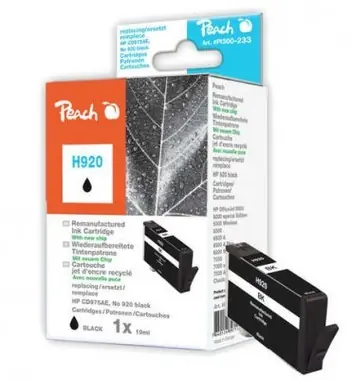 Peach Remanufactured 920 alternativní cartridge / HP OFFICEJET 6500MFP / černá