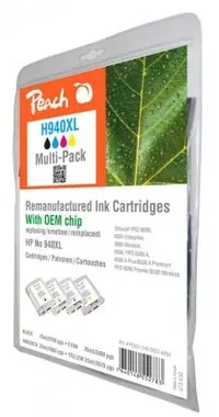 Peach Remanufactured No 940XL MultiPack / HP Officejet Pro 8000 / s OEM čipem / MultiPack 