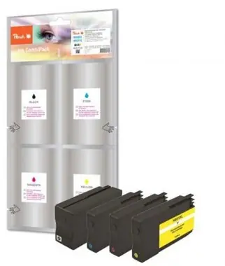 Peach Remanufactured 950XL a 951XL MultiPack alternativní cartridge / HP OFFICEJET 8100, 8600 / nový chip / MultiPack