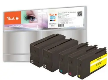 Peach Remanufactured 950XL/951XL MultiPack Plus alternativní cartridge / HP OFFICEJET 8100, 8600 / nový chip / MultiPack