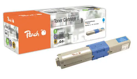 Peach Remanufactured alternativní toner OKI 44973535 / C301/321 / 1500 stran / modrá
