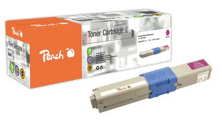 Peach Remanufactured alternativní toner OKI 44973534 / C301/321 / 1500 stran / purpurová