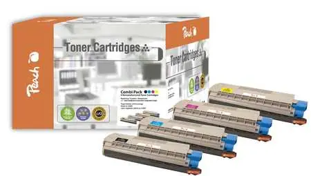 Peach Remanufactured alternativní toner OKI pro C610 / 8.000/3x6000str / MultiPack