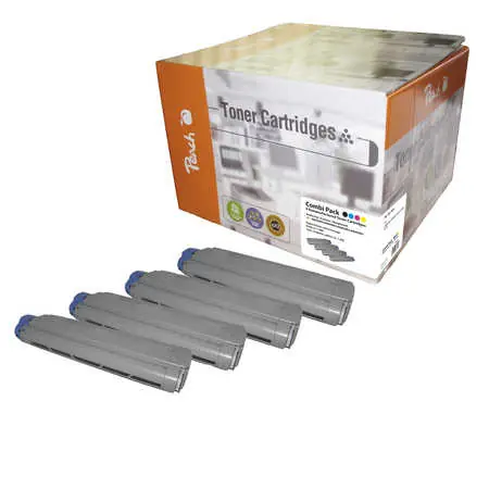 Peach Remanufactured C801/821-series MultiPack alternativní toner / C800/ C801/ C821 / 6.000/3x7300 stran / MultiPack