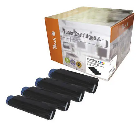 Peach Remanufactured alternativní toner C3100-series MultiPack / pro OKI C 3000, 3100 / 4x3000 stran / MultiPack