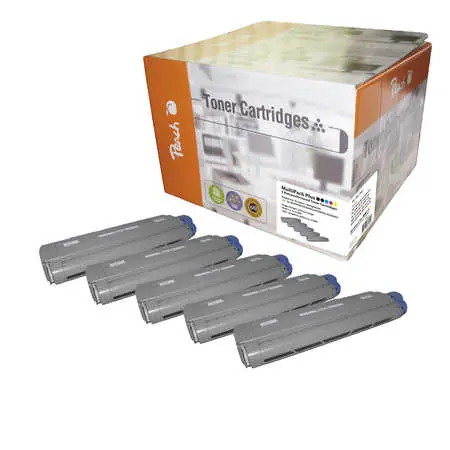 Peach Remanufactured C5550/5800/5900 MultiPack Plus alternativní toner / OKI C5800 / 2x8.000/3x6000 / MultiPack Plus