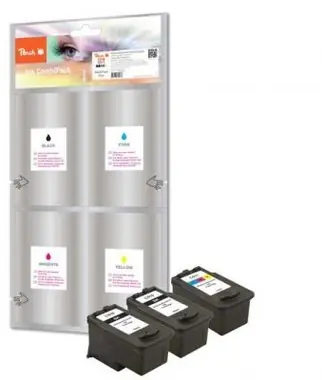 Peach PG-510/CL-511 / alternativní cartridge / MultiPlus / 2bk+c / 2x14/1x13ml