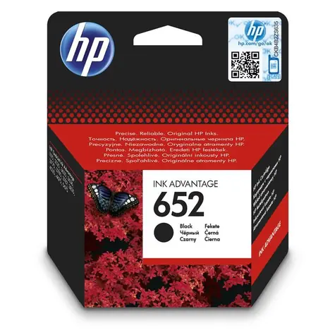 HP originální cartridge 652  F6V25AE / DeskJet 2135 / 360 stran / Černá