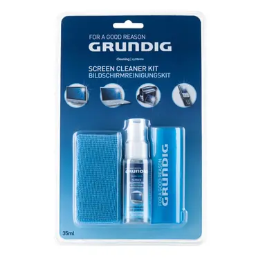 Grundig 33996 / čisticí set na obrazovky / gel 20ml / utěrka z mikrovlákna 20x20cm a štěteček na načistoty
