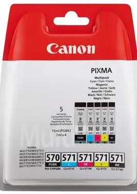 Canon PGI-570/CLI-571 PGBK / originální cartridge / pro MG575x, MG685x, MG775x / Multi pack
