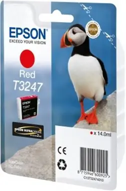 EPSON originální cartridge T3247 / SureColor SC-P400 / 14ml / červená