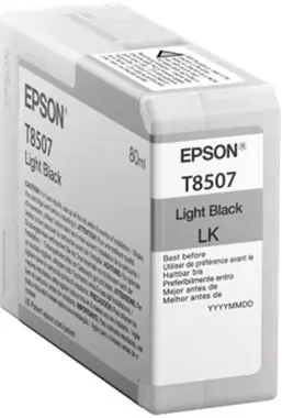 EPSON originální cartridge T850700 UltraChrome HD / 80ml / světlá Černá photo