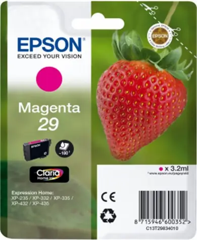 EPSON T2983 originální cartridge 29 / XP-235, XP-332 / 3.2 ml / Magenta