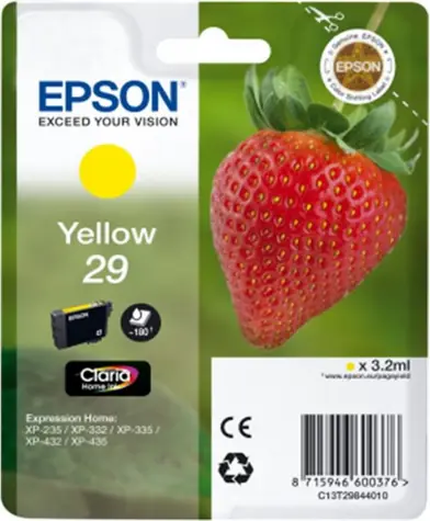 EPSON T2984 originální cartridge 29 / XP-235, XP-332 / 3.2 ml / Žlutá