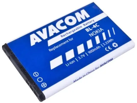 Baterie do mobilu Nokia 6300 Li-ion 3,7V 900mAh  (náhrada BL-4C)