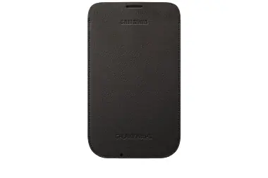 SAMSUNG kožené pouzdro EFC-1J9L pro Galaxy Note 2 N7100 / tmavě hnědé