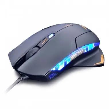 E-BLUE myš Mazer R černá / optická / drátová / herní / USB / 6 tlačítek + kolečko / 2400 dpi