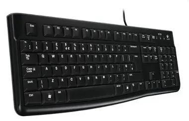 Logitech Media Keyboard K120 US / Klávesnice / USB / černá
