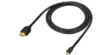 SONY DLC-HEU15 - 1,5m kabel HDMI / Konektory micro HDMI (typ D) – standardní konektor HDMI (typ A) 