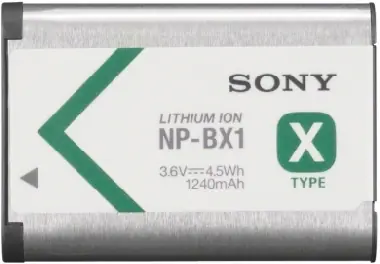 Baterie SONY NP-BX1 / akumulátor / LI-ION/ 1240 mAh / šedá