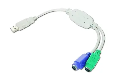 Gembird adaptér 2x PS/2 female na USB 30cm