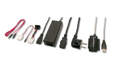 PremiumCord USB 2.0 - IDE + SATA adapter s kabelem a přídavným zdrojem