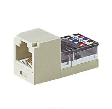 UTP modul RJ45 MiniJack kat.5E/ bílý