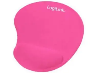 LOGILINK - Gelová podložka pod myš - ergonomická / růžová
