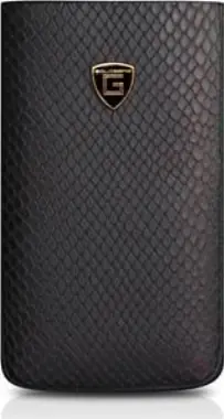 GOLDBERG Noble kožené univerzální pouzdro / 3XL / černá