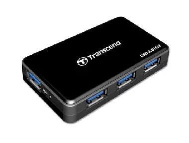 Transcend USB 3.0 Hub 4-port / + napájecí zdroj