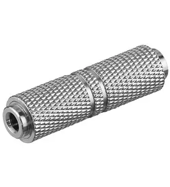 PremiumCord Audio spojka 3.5mm jack - 3.5mm jack F/F - kovová
