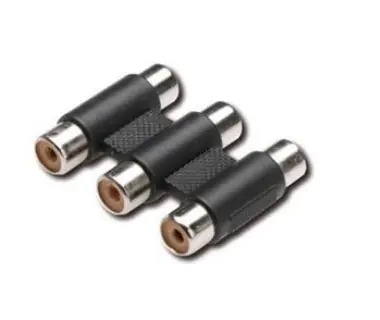 PremiumCord spojka 3x cinch - RCA F/F