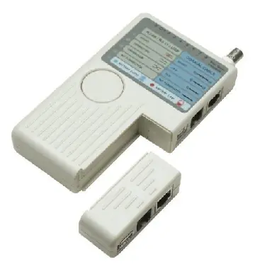Intellinet Cable Tester 4-in-1 / RJ11, RJ45, USB a BNC