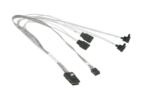 SFF-8087 -> 4×sATA +SGPIO 50cm kabel (gray, new rev.)