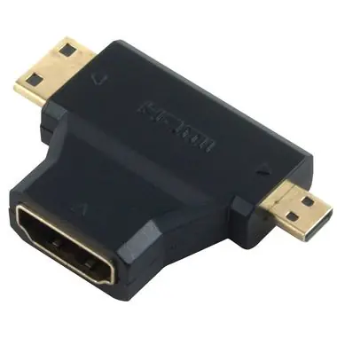 PremiumCord Adaptér HDMI na mini HDMI typ C a micro HDMI typ D