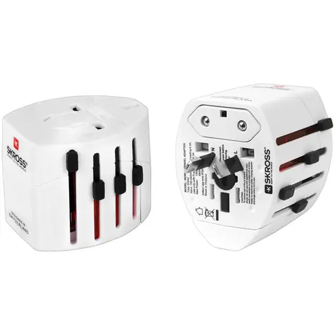 Skross Cestovní adapter 230V pro zahraničí a také cizí spotřebiče