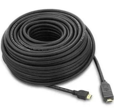 PremiumCord HDMI High Speed with Ether. kabel se zesilovačem / AWG24 / 3x stínění M/M zlacené konektory / 30m / černý