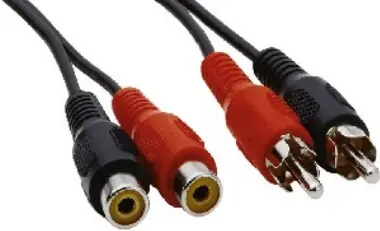 PremiumCord Kabel 2x Cinch-2x Cinch, M/F 10m 