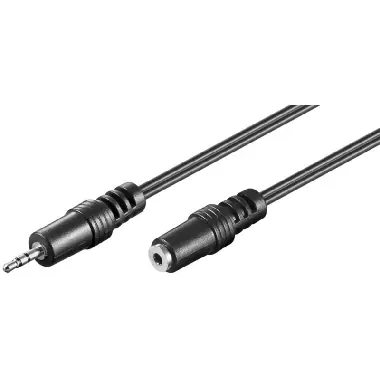 PremiumCord Kabel prodlužovací Jack 2.5mm- Jack 2.5mm M/F 2m 