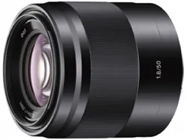 SONY Portrétní objektiv / bajonet E / 50mm / F 1,8 / stabilizátor / černá