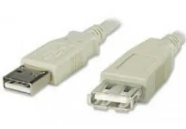 PremiumCord USB 2.0 kabel prodlužovací, A-A / 20cm