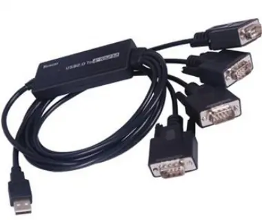 PremiumCord USB2.0 na 4 x RS232C