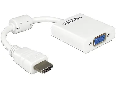 Delock adaptér HDMI - A 1x samec > VGA 1x samice